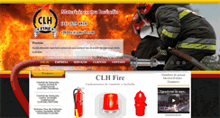 Desktop Screenshot of clhfire.com.br