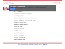 Tablet Screenshot of clhfire.com.br